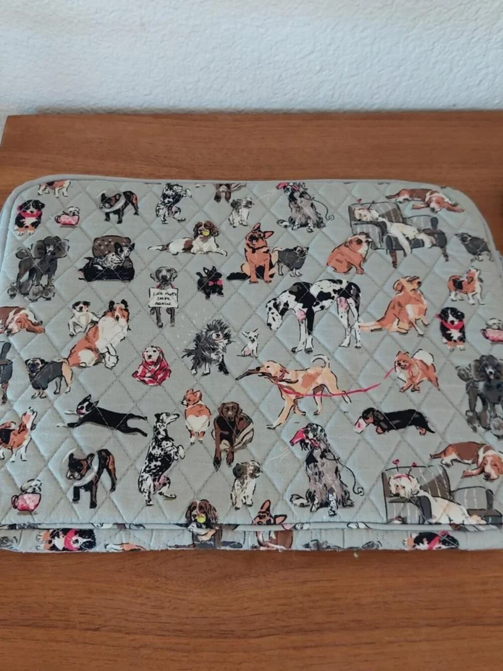 Vera Bradley dog show best in show laptop dog case pouch #pug #dog